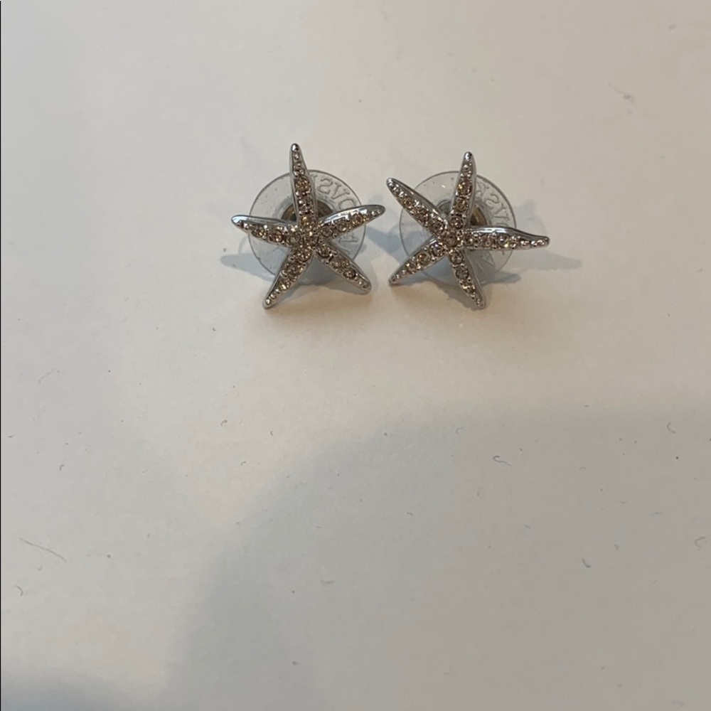 Swarovski starfish earrings